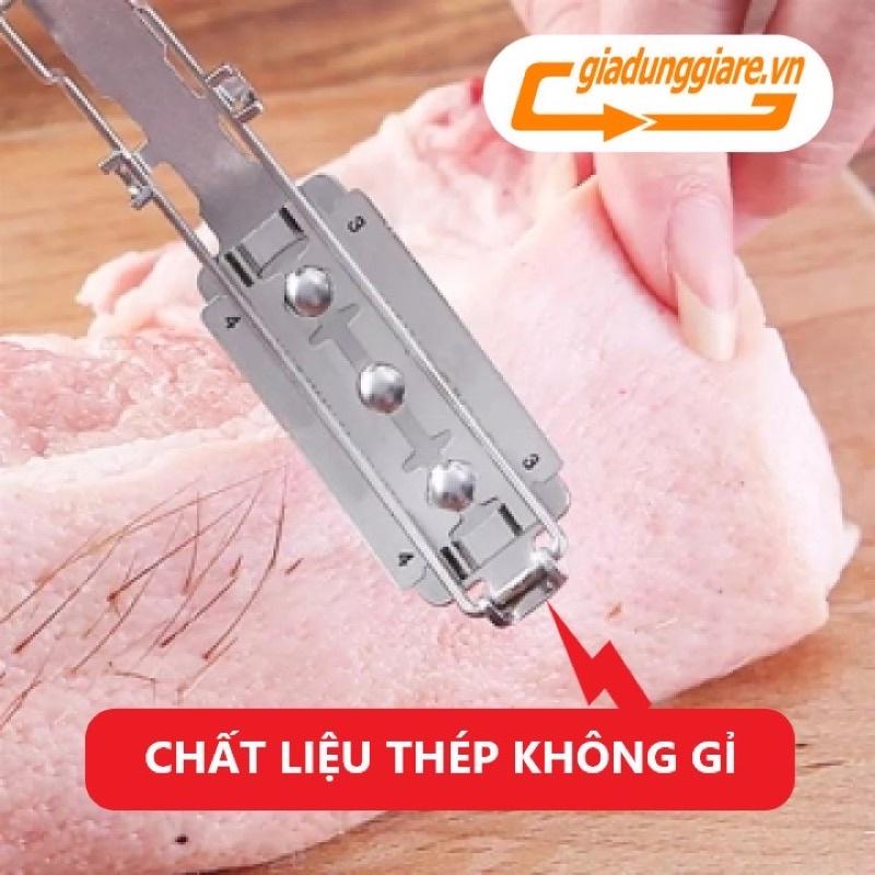 Dụng cụ cạo lông heo,dao cạo đa năng inox chống gỉ