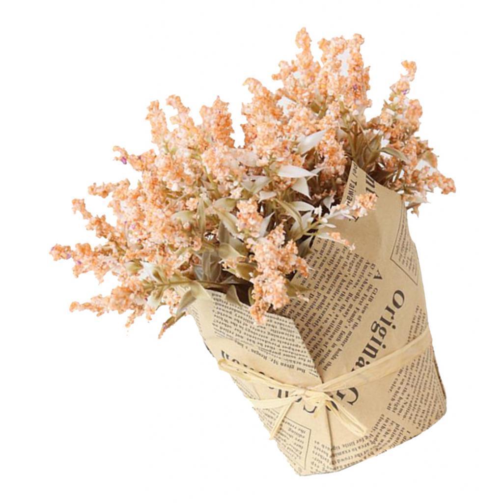 Artificial Lavender Gypsophila Home Decor Flower Fake Bouquet Pot Flower-02