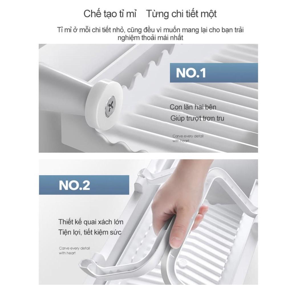 Bộ lau nhà tự tách nước bẩn tặng thêm 2 bông lau mịn