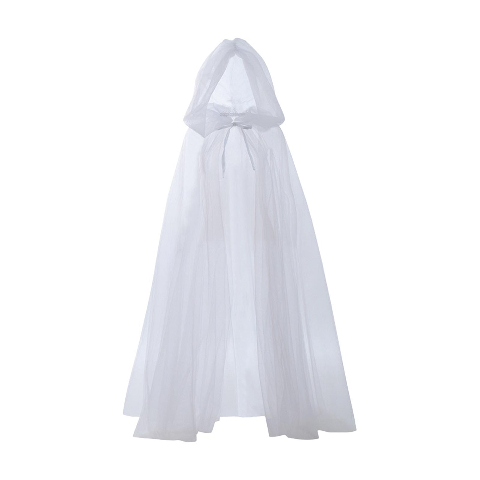 Witch Cape Halloween Costume Adult Hooded Cape Cloak Role Play Cosplay Cloak