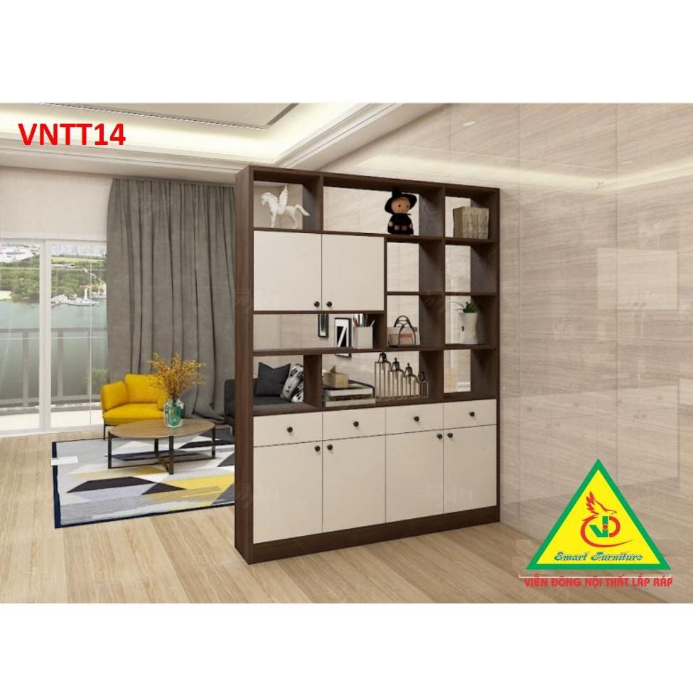 TỦ KỆ TRANG TRÍ KIÊM VÁCH NGĂN TNTT14- Nội thất lắp ráp Viendong Adv