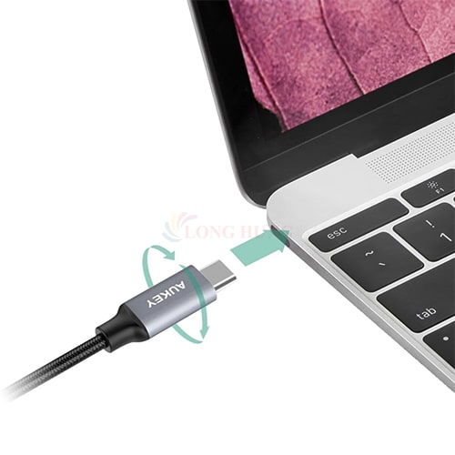 Cáp USB Type-C Aukey 1m CB-CD2 - Hàng chính hãng