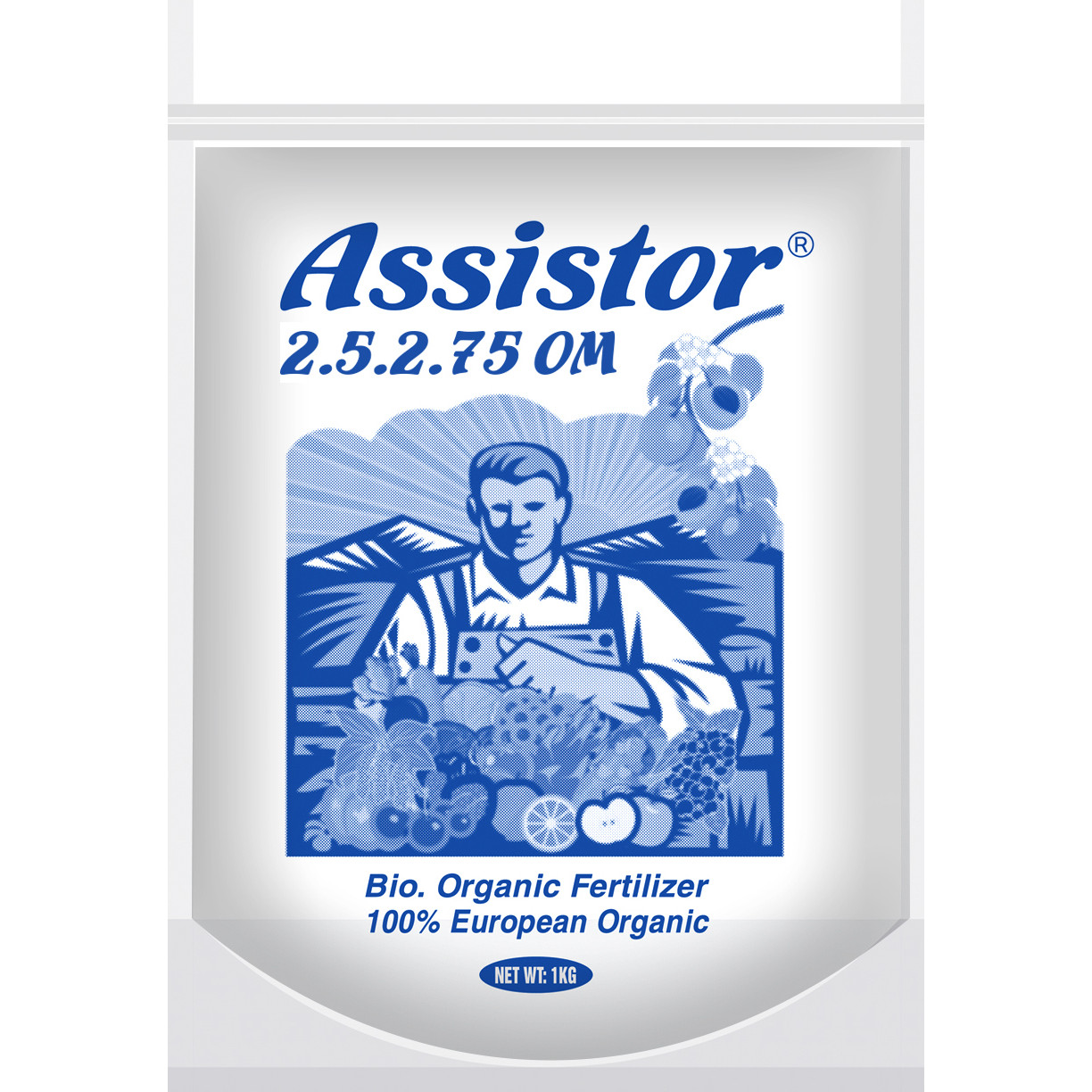 Phân bón Con Cò Vàng nhập khẩu : Hữu cơ Bỉ Assistor 2-5-2-75 OM