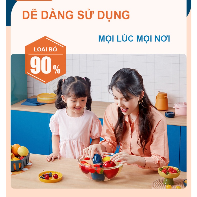 Máy rửa rau quả,Máy rửa thực phẩm khử trùng, tiệt trùng rau tự động sử dụng cho gia đình,Loại bỏ dư lượng thuốc trừ sâu