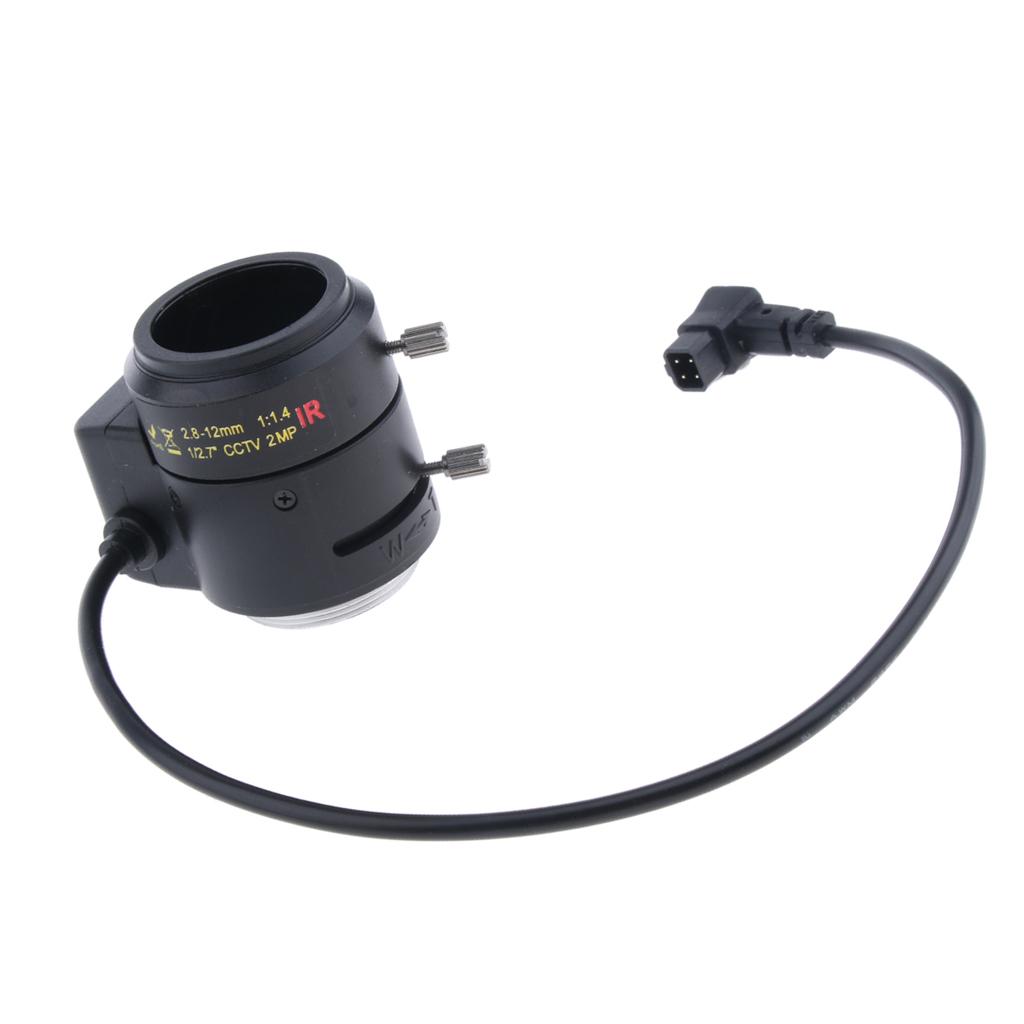 2.8-12mm 1/2.7" Auto Iris Varifocal IR Lens CS Mount for HD