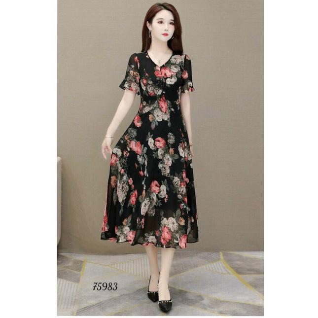 ĐẦM VOAN HOA 2 LỚP THỜI TRANG NỮ SIÊU XINH XẮN - PHONG CÁCH QUÝ TỘC SANG CHẢNH CHO CÁC NÀNG