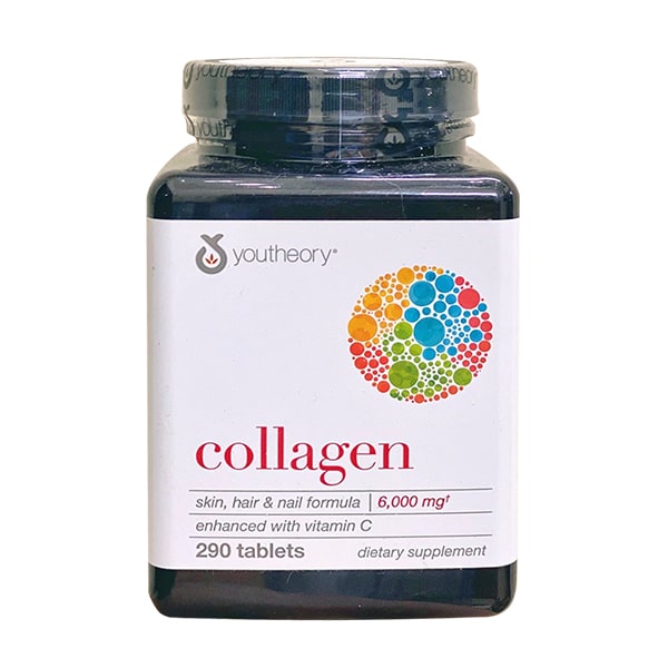Collagen Type 1,2,3 Youtheory Mỹ tăng độ đàn hồi da, đẹp tóc, móng, duy trì sức khỏe sụn, gân, dây chằng, khớp - QuaTangMe Extaste