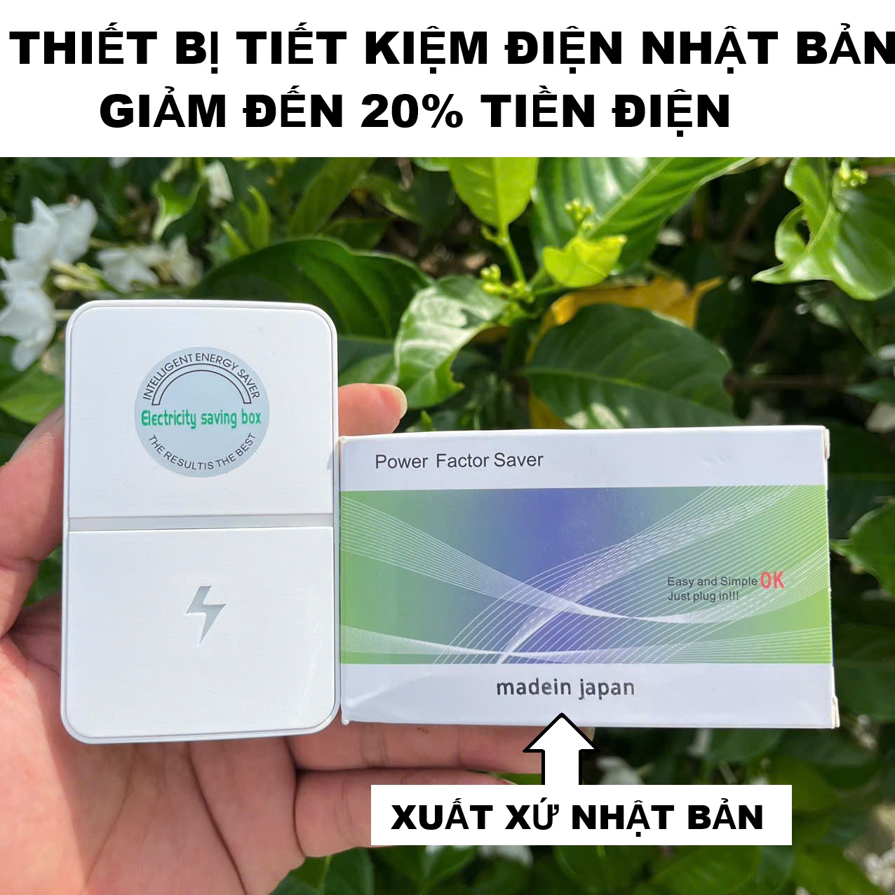 Thiết Bị Tiết Kiệm Điện Thông Minh Gỉam Đến 20% Điện Năng – Lắp Nhanh, Tiết Kiệm Lâu Dài, Công Nghệ Nhật ĐÈN LED