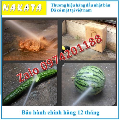 Máy rửa xe NAKATA N8 Siêu rẻ- đầy đủ phụ kiện