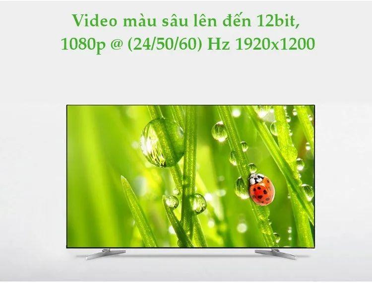 Ugreen UG2877240202TK U 1 in 4 out 1080p FULL HD Màu Đen Bộ chia HDMI 1 ra 4 chuẩn cắm EU 40202US - HÀNG CHÍNH HÃNG
