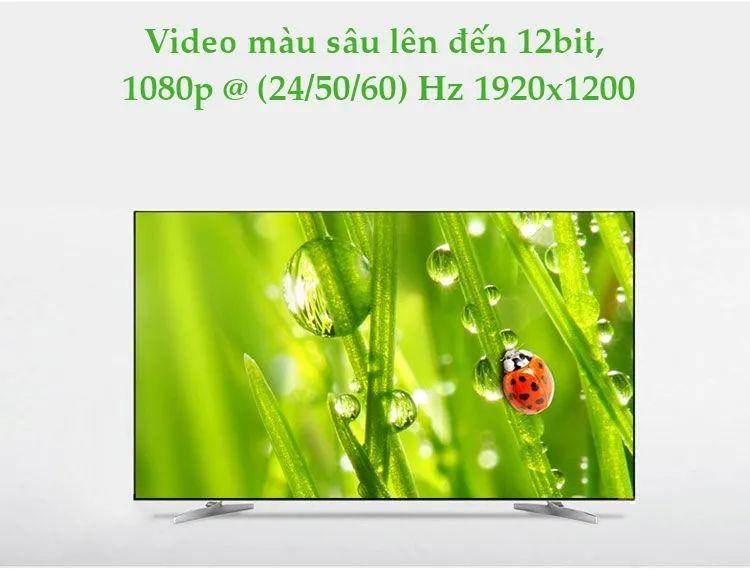 Ugreen UG2877240202TK U 1 in 4 out 1080p FULL HD Màu Đen Bộ chia HDMI 1 ra 4 chuẩn cắm EU 40202US - HÀNG CHÍNH HÃNG