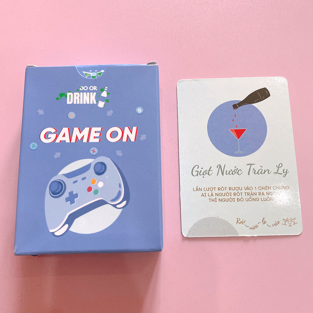 Bộ Bài Drinking Game Uống Đê Phiên Bản Trò Chơi 40 Lá Game On Bài Huệ Nốc Out Cho Nhóm Bạn Giải Trí Trong Bữa Tiệc