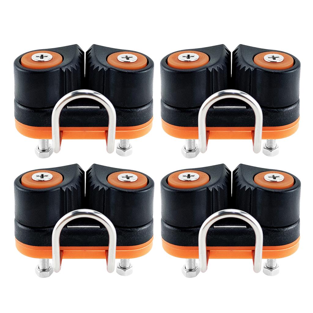 4pcs Composite Sailboat Cam Cleat Kayak Anchor Cam Cleat for 3-12mm Rope