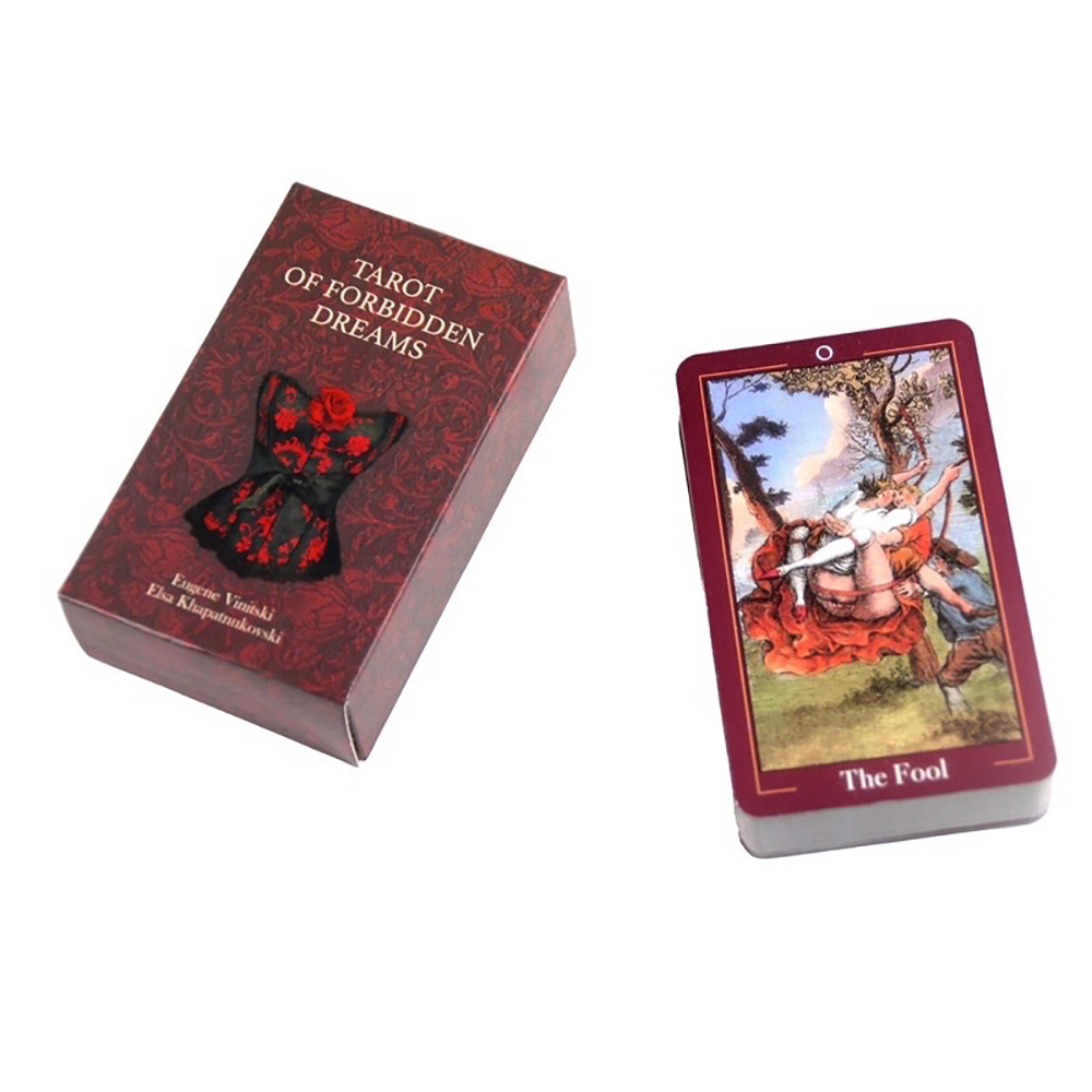 Bộ Bài Tarot Of Forbidden Dreams 78 Lá  Đá Thanh Tẩy