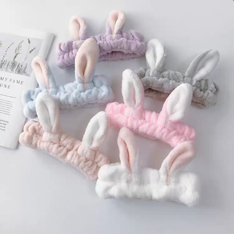 Băng Đô Tai Thỏ Cực Cute Vituni Bờm Tóc Trang Điểm Dễ Thương BD15
