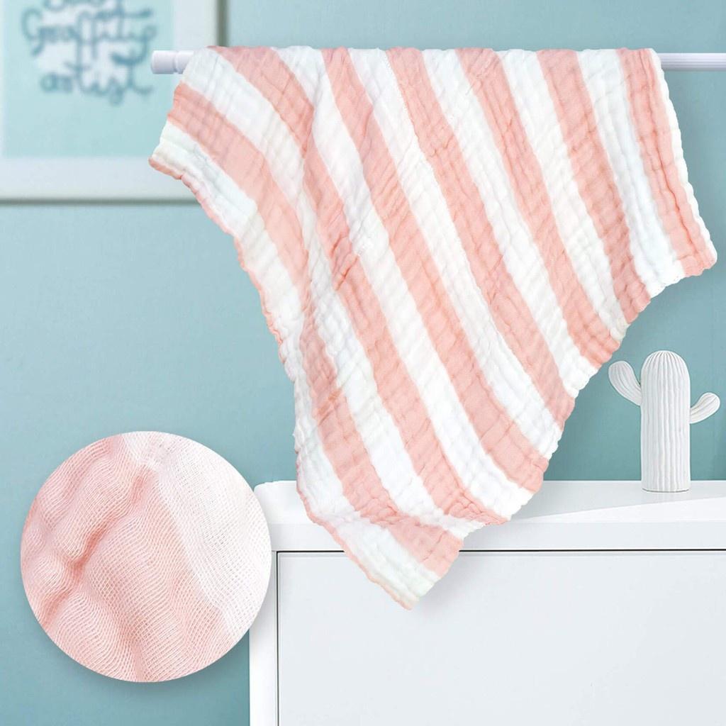 Khăn Tắm Đa Năng Cho Bé Sơ Sinh Goodmama SET 2 Chiếc 68*70 Vải Cotton Muslin