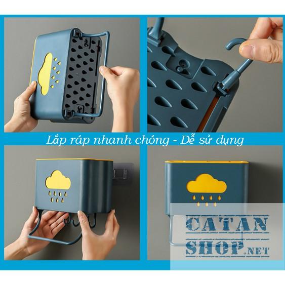 ️50K️ ỐNG ĐŨA TREO TƯỜNG ĐÁM MÂY KÈM MÓC TREO TIỆN DỤNG. HỘP ĐỰNG MUỖNG ĐŨA MÂY MƯA GD325-MayMua