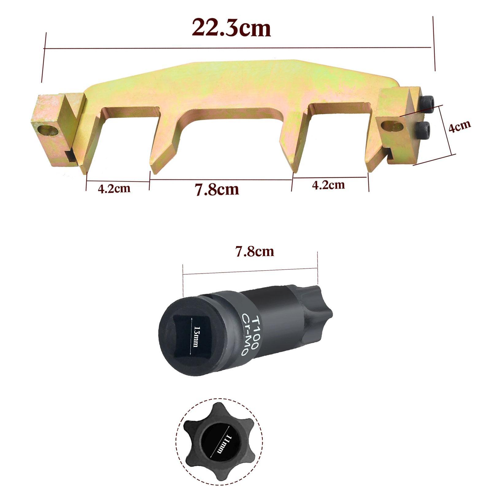 Camshaft Holding Tool ,Maintenance Tools Premium with Camshaft Socket ,Automotive Spare Parts Timing Locking Tool for M271, E260,