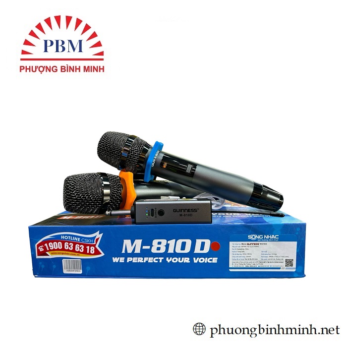 Micro karaOke GUINNESS M-810D - Hàng chính hãng.