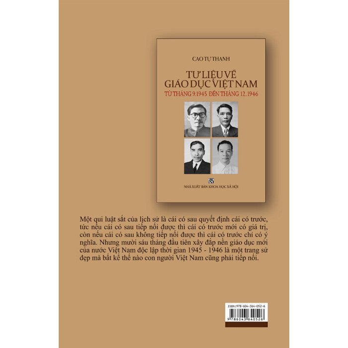 TƯ LIỆU VỀ GIÁO DỤC VIỆT NAM - Từ Tháng 9. 1945 Đến Tháng 12. 1946 (Bìa Cứng)