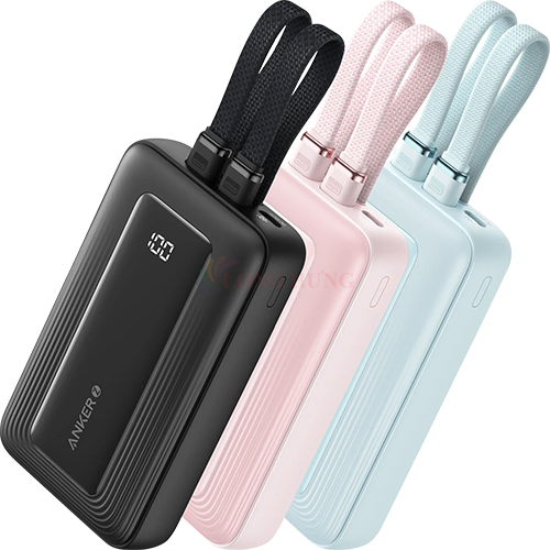 Sạc dự phòng Anker Zolo Power Bank MFI 1USB 1Type-C 30W 10000mAh A1680 - Hàng chính hãng