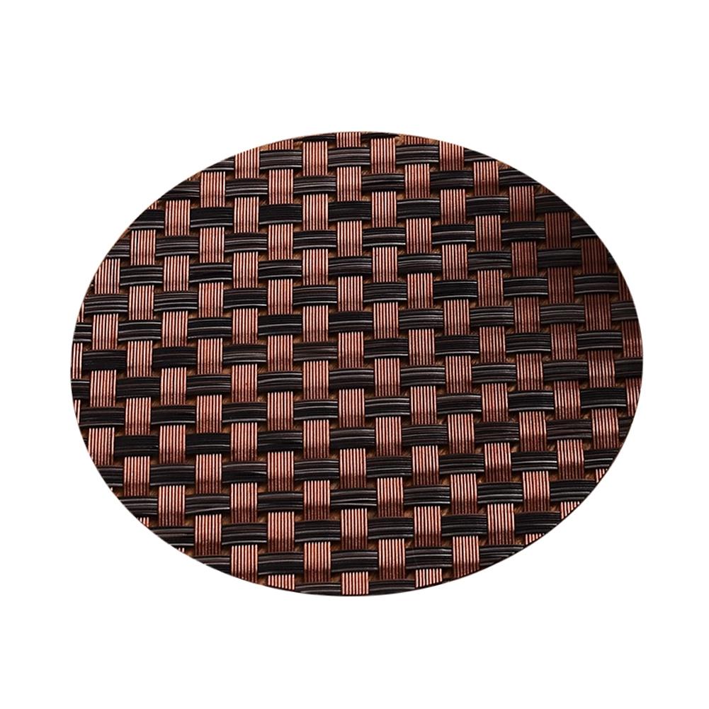 Miếng lót ly hình tròn chất liệu sợi dệt