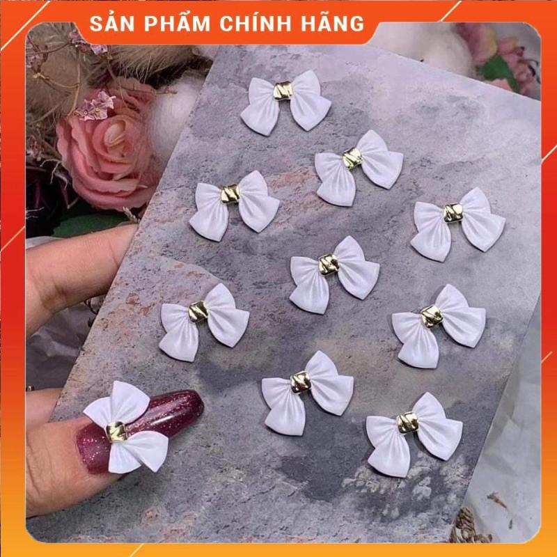 Charm nail - Nơ bột gắn móng tay xinh xắn
