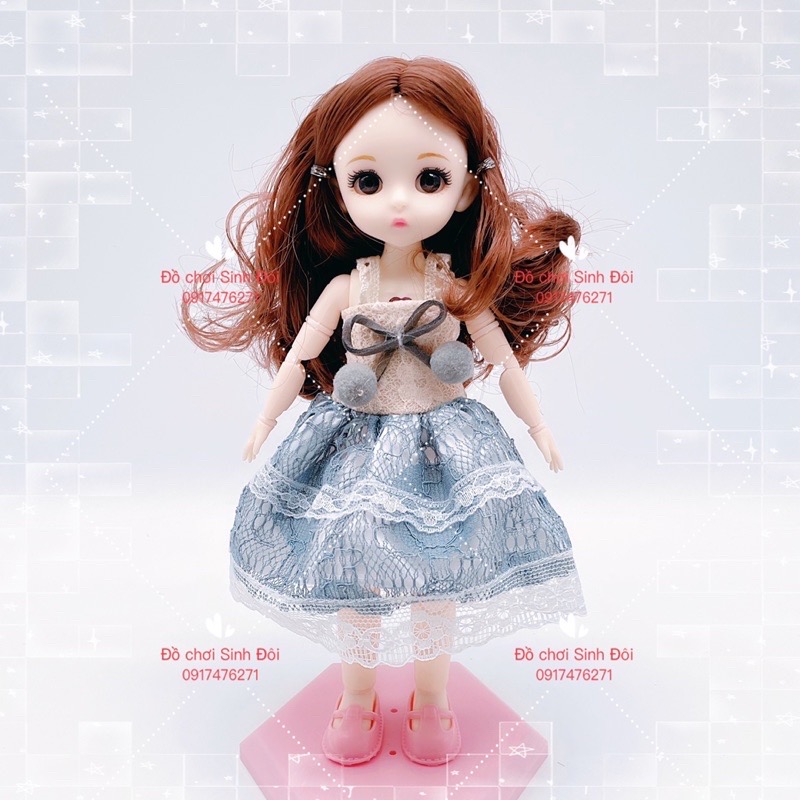 Váy búp bê 16cm - combo 3 cái ngẫu nhiên ( không có búp bê )