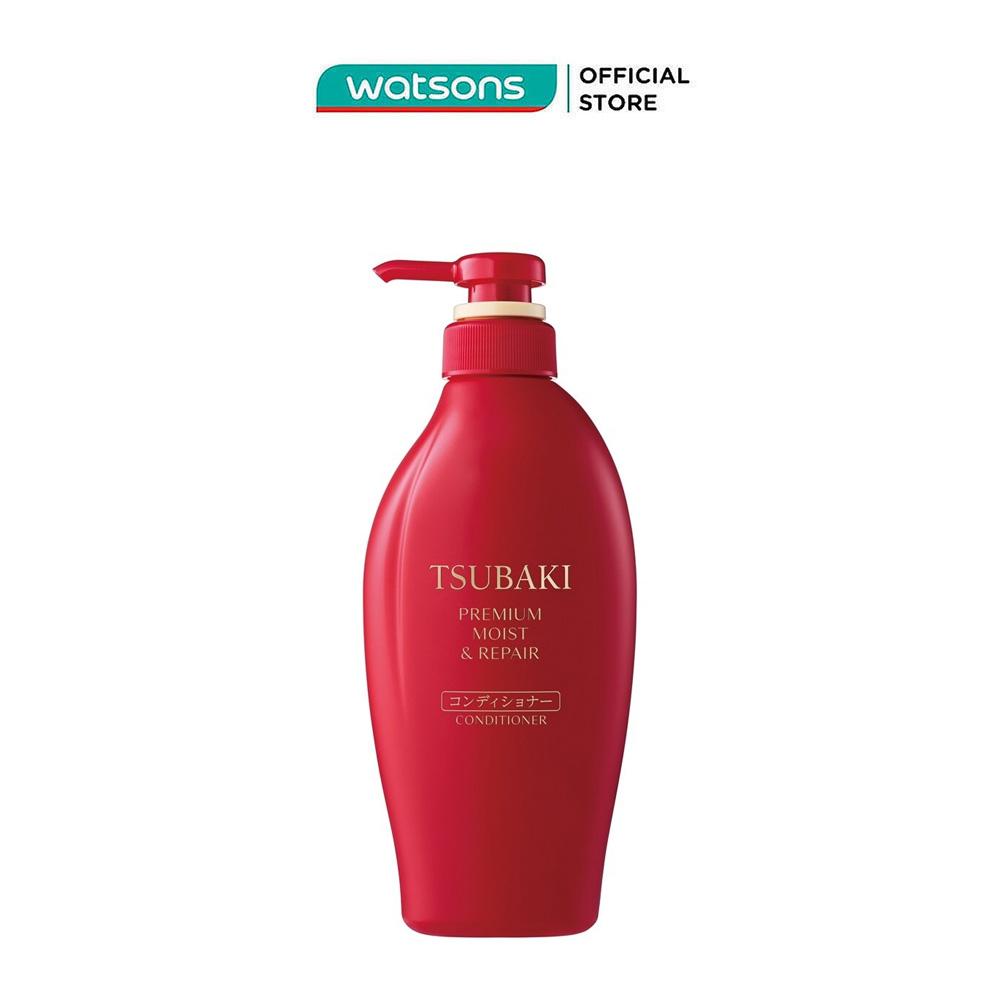 Dầu Xả Gội Phục Hồi &amp; Bóng Mượt Tsubaki Premium Moist &amp; Repair Conditioner 450ml