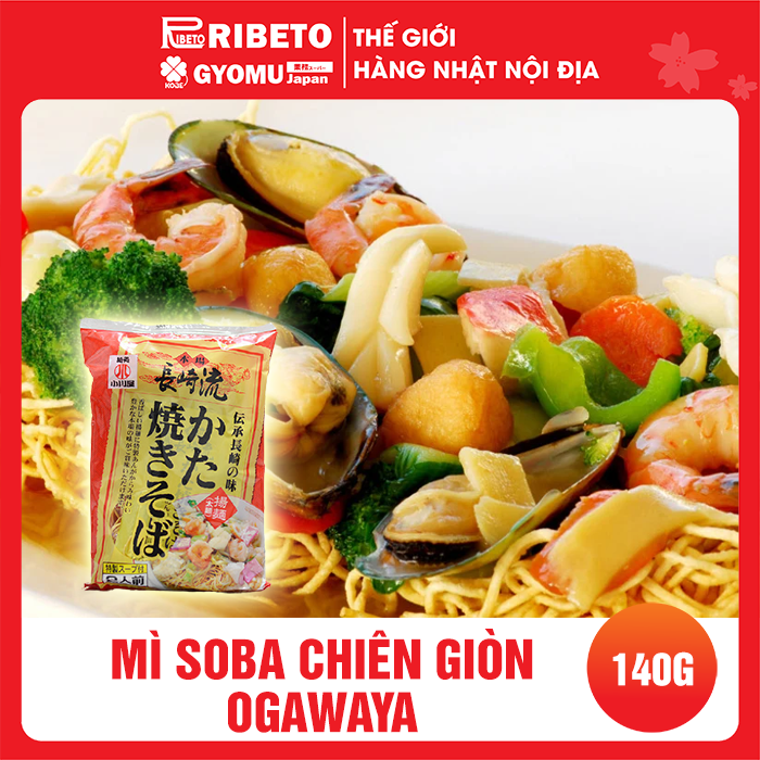 Mì soba chiên giòn Ogawaya 140g - nội địa Nhật Bản