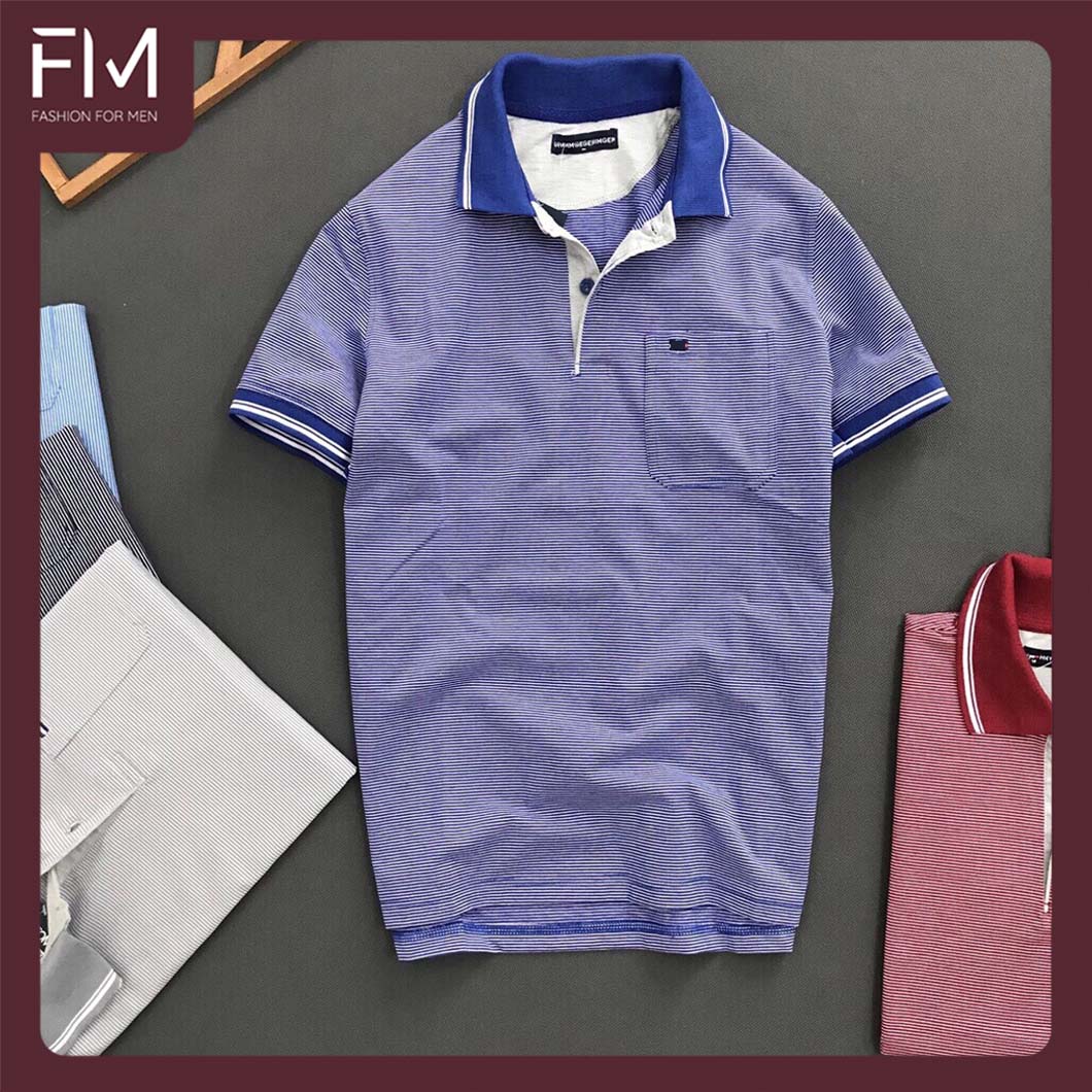 Áo Polo nam cổ bẻ ngắn tay, chất liệu cao cấp, thoáng mát, bền màu, thiết kế trẻ trung – FORMEN SHOP – FMPS086 - ĐEN - M