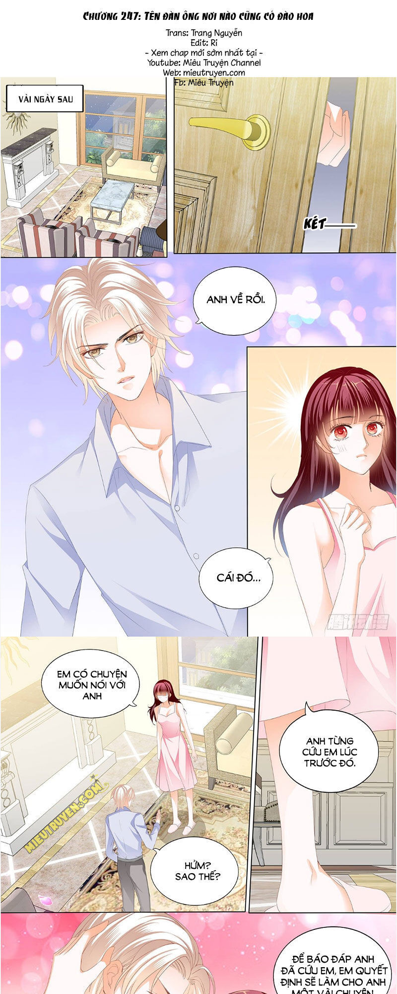 lóe thiểm hôn kiều thê mơ tưởng trốn chapter 247 2