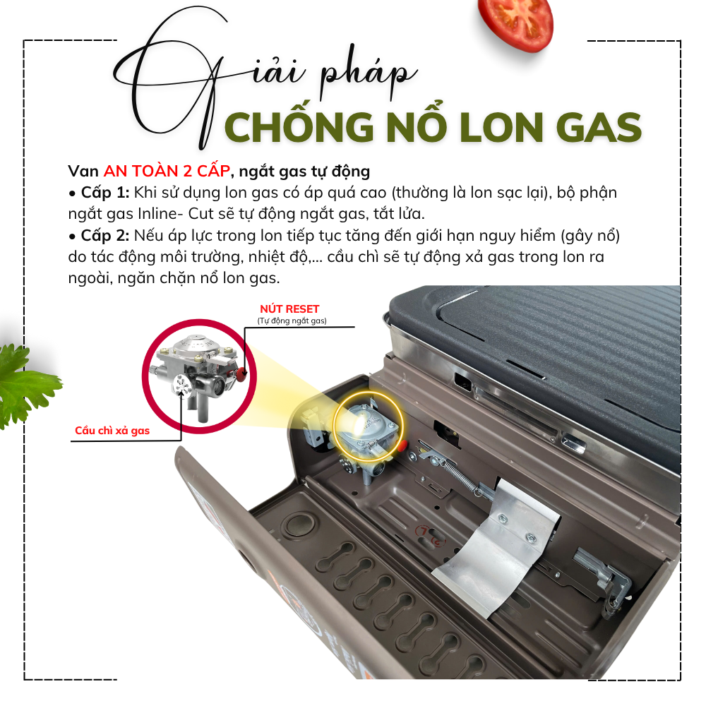 Bếp Nướng Gas Hồng Ngoại NaMilux I Đa Năng, Chống Dính I Bảo Hành 12 Tháng I Hàng Chính Hãng