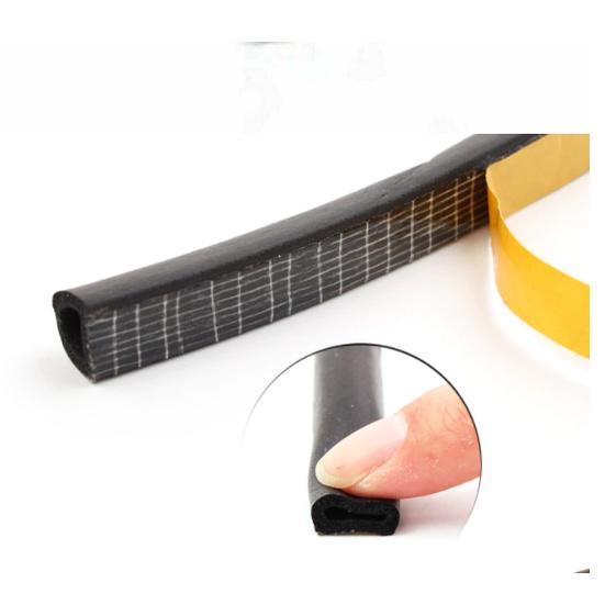 Gioăng dán cửa nhà chống bụi chống ồn chữ D Gioăng Cao Su chữ D chống bụi chống ồn cho trung cư, cửa sắt, cửa nhôm