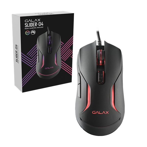 Chuột Gaming Galax Slider-04 RGB (SLD-04) - HÀNG CHÍNH HÃNG 