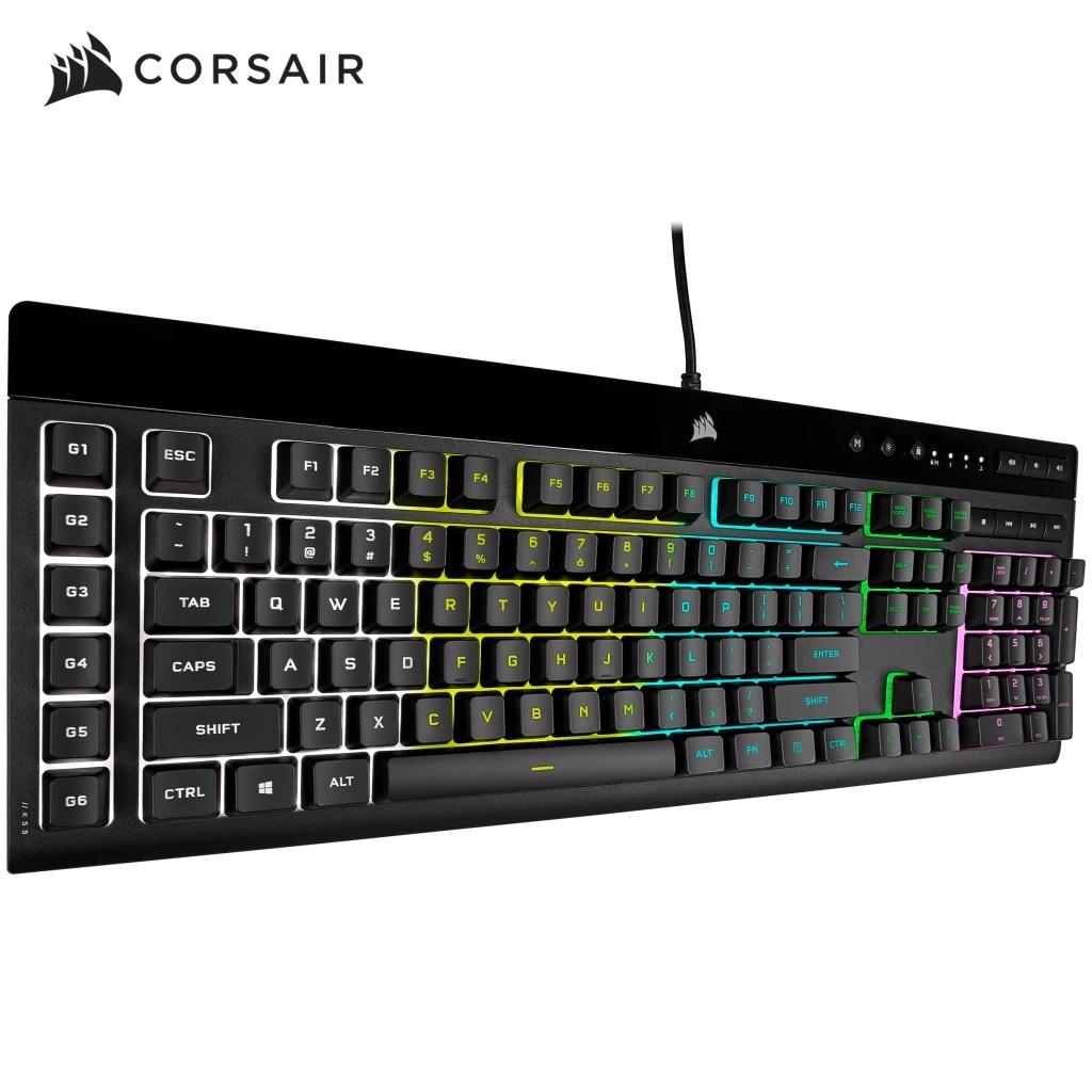 Bàn phím có dây Corsair K55 Pro Lite RGB - Hàng chính hãng