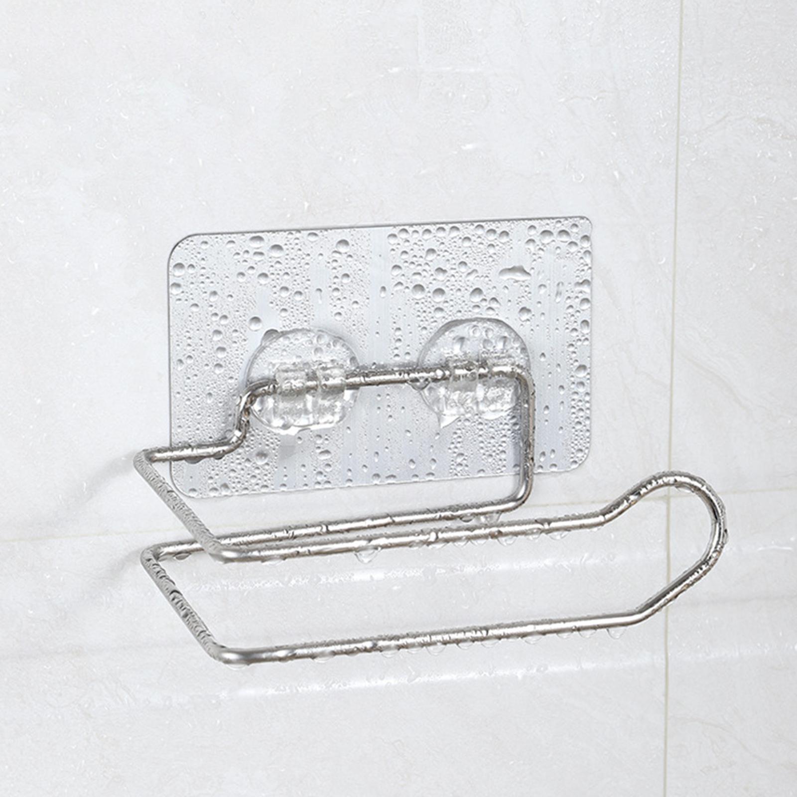 Multipurpose Tissue Roll Holder Metal Frame for Bedroom Bathroom Kitchen