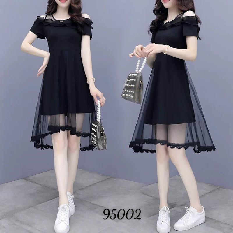 ĐẦM UMI PHỐI LƯỚI SANG CHẢNH - THỜI TRANG TIỂU THƯ HÀN QUỐC - THANH LỊCH 2022