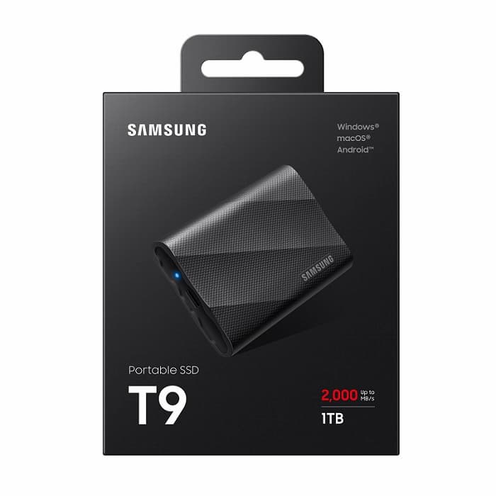 Ổ Cứng Di Động SSD Samsung T9 1TB / 2TB / 4TB USB 3.2 Gen 2 - Hàng Nhập Khẩu