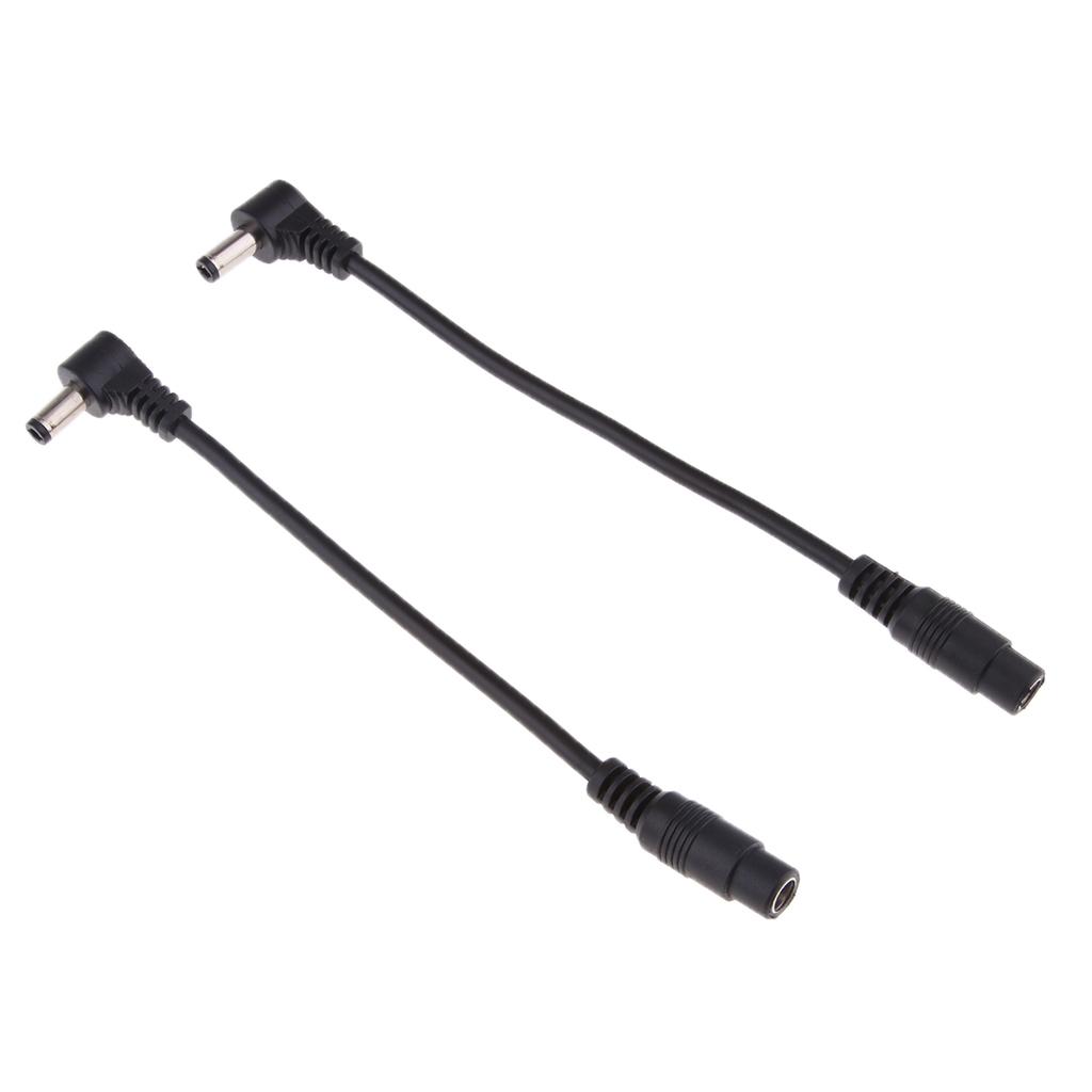 2Pcs 5.5*2.5mm Male to 5.5*2.1mm Female Adapter Cable
