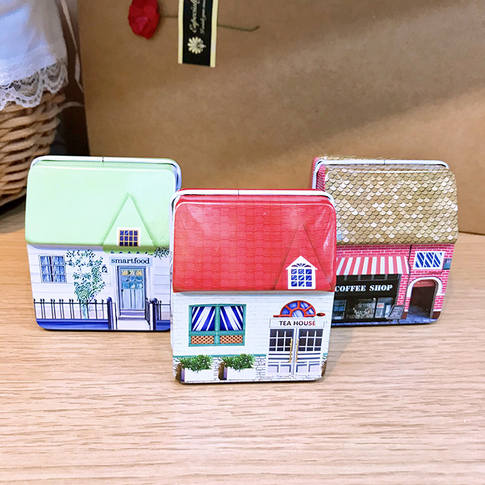 hộp nhạc kim loại cửa tiệm hạnh phúc hộp nhạc kim loại cửa tiệm hạnh phúc