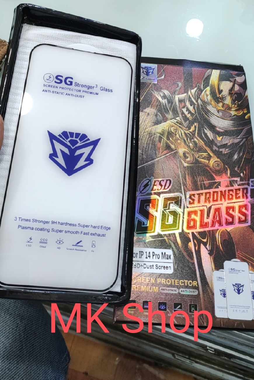 Kính cường lực Samurai SG dành cho iphone 14promax/14pro/14plus/13 promax/ 13 pro/ 13/ 12 promax/ 12pro/ 12/ 11 promax/11/ Xsmax/ X/ 7plus - Hàng Chính Hãng