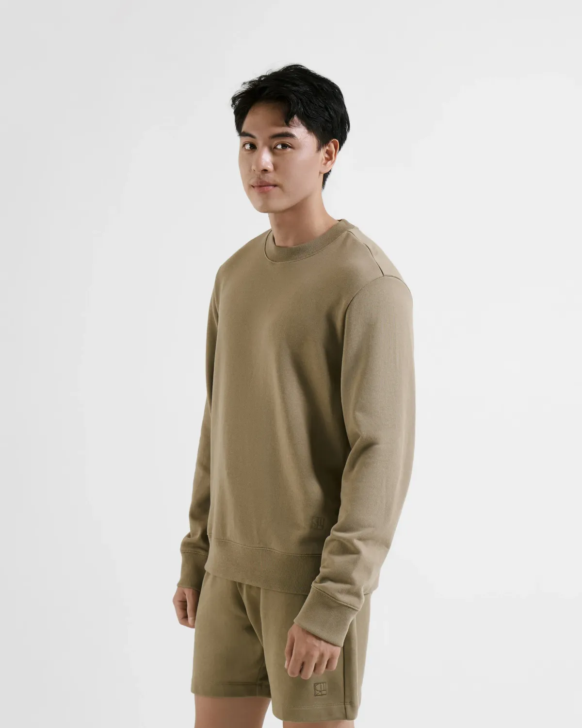 Áo sweatshirt nam có hình thêu form Fitted - ROUTINE 10F24SWE001 | LASTORE MENSWEAR
