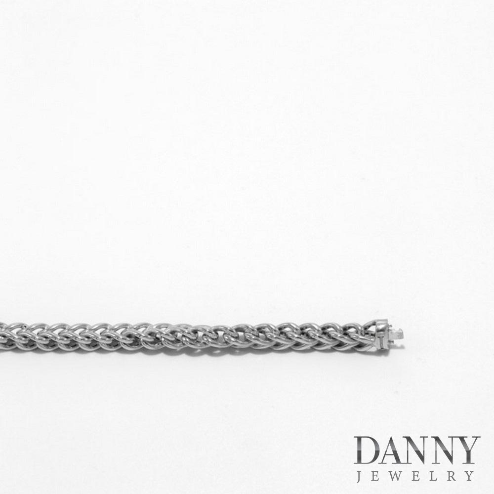 Lắc Tay Nam Bạc Thổ Nhĩ Kỳ Danny Jewelry Xi Rhodium Cao Cấp Không Đen II2T0018