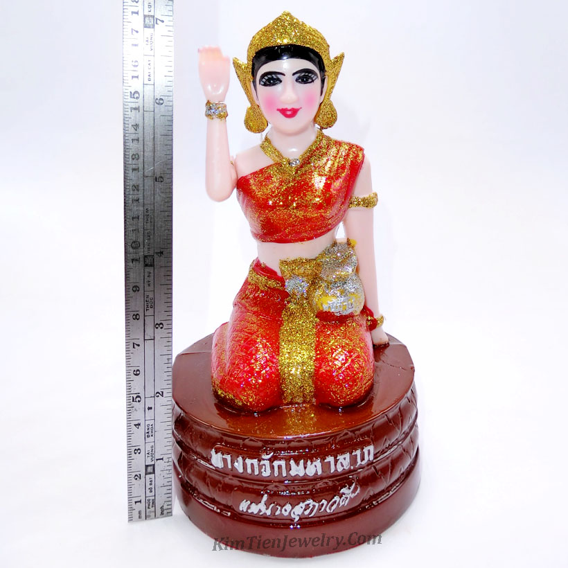 Tượng Mẹ Ngoắc Thần Tài NangKwak Thái Lan - Chuyển Động - Tặng Kèm Phin - Kim Tiền Jewelry