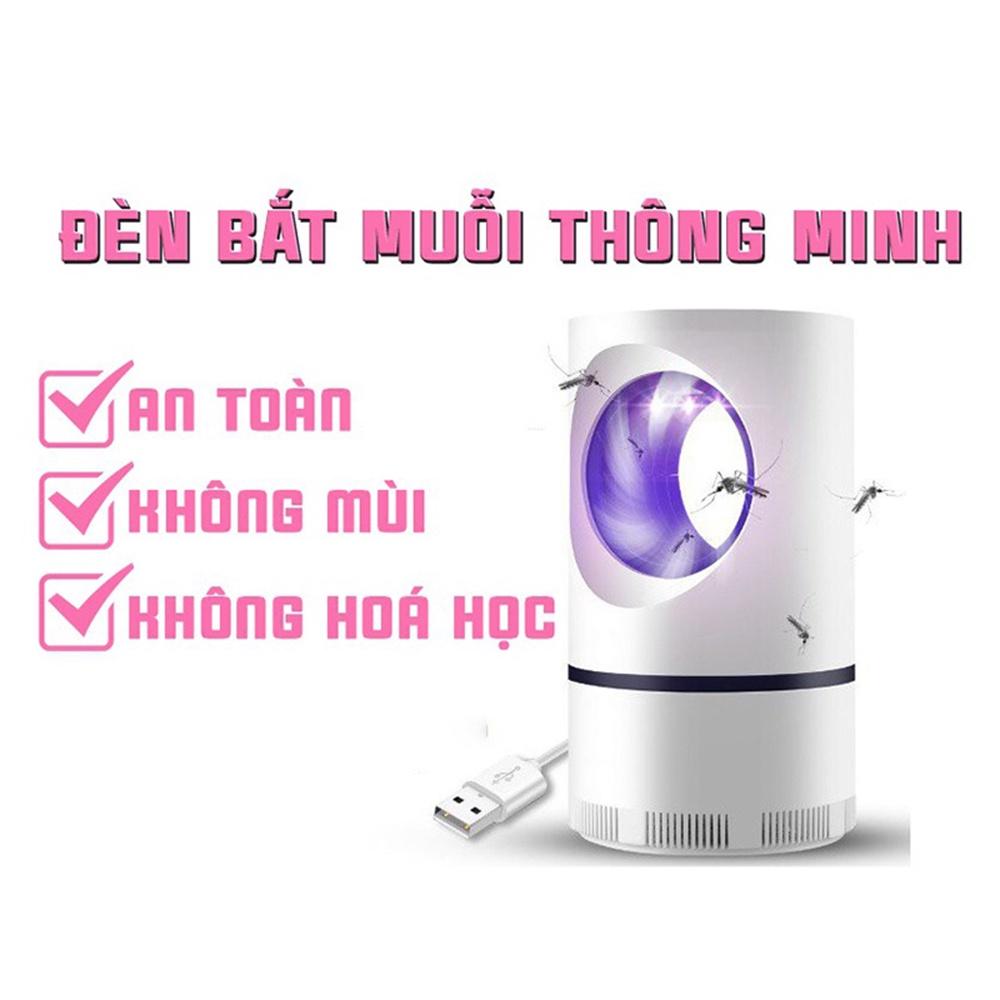 Đèn Bắt Muỗi Hình Trụ Cổng USB, Kiểu Dáng Siêu Đẹp, Máy Bắt Muỗi Thông Minh Công Nghệ Đèn Led.