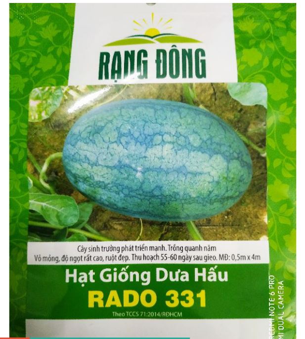Hạt giống dưa hấu Rado 331