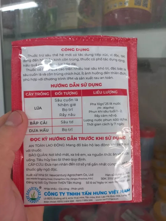 Thuốc trừ sâu Tanwin 55WG Đại Bàng Lửa 10g