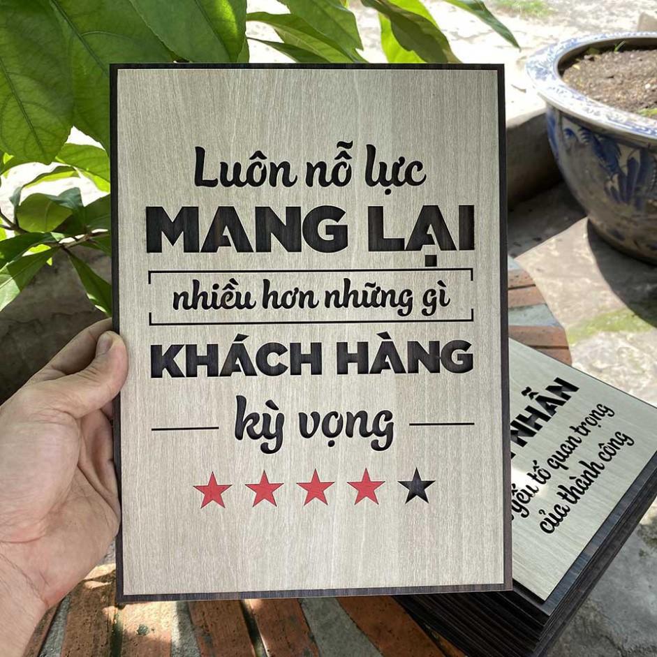 Tranh động lực CARINA T056- Luôn nỗ lực mang lại nhiều hơn những gì khách hàng kỳ vọng