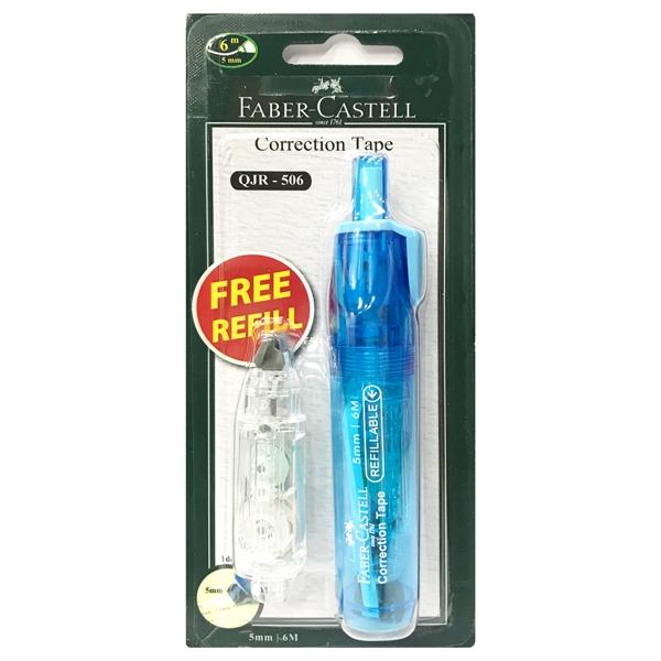 Bút Xoá Kéo Bấm Qjr 506 - 6M - Blue 1 Refill
